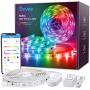 Govee RGBIC LED Strip Lights, Color Changing LED Lights with App Control, 44 Scene Modes, Music Mode, Easy Installation Light Strip for Bedroom, Kitchen, Party, Living Room