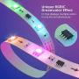 QJB LED Strip Lights - RGBIC, Dreamcolor Sync Music Color Changing for Bedroom(32.8FT)