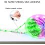 Phopollo Led Lights 40ft RGB Color Changing 180 LEDs with Power Supply and Remote for Bedroom