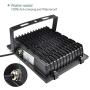 50W LED Flood Light Outdoor 2Pack, 4000 LM Super Bright Work Light GLORIOUS-LITE, Equiv 300W Halogen, IP66 Waterproof, 59inch Wire with Plug, 6500K White Light, for Garage, Garden, Lawn and Yard