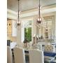 Wood Chandelier Vintage Light Fixture with 3 Lights Chandeliers Rustic for Dining Room