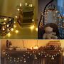 AMARS Christmas LED Globe String Lights Battery Operated with Remote Timer Bedroom Party Decorative Fairy Lights for Christmas Tree, Indoor, Outdoor (16.4ft, Warm White)