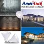 AmeriLuck 5000K Daylight Outdoor PAR38 LED Flood Light Bulb, 90W Equiv. 13W Non-Dimmable (4 Pack)