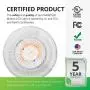 Sunco Lighting 4 Pack PAR38 LED Bulb, Dusk-to-Dawn + Radar Motion, 15W=120W, 3000K Warm White, 1050 LM, Indoor/Outdoor, Photocell + Motion Sensor, Security Spotlight - UL