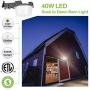 40W LED Security Area Light, Barn Light with Dusk to Dawn Photocell, Ultra Bright Yard Light, 5200 Lumens 5000K Daylight Outdoor Security Flood Light for Yard, Garden, ETL Listed