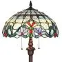 Capulina Tiffany Style Floor Light, Victorian Style Tiffany Pole Lamp, 2 Light Tiffany Floor Lamp, 18 Inches Wide Stained Glass Floor Lamps, Standing Lamp, Leaded Glass Floor Lamp (Tall: 66 inches) Capulina Tiffany Style Floor Light, Victorian Style Tiffany Pole Lamp, 2 Light Tiffany Floor Lamp, 18 Inches Wide Stained Glass Floor Lamps, Standing Lamp, Leaded Glass Floor Lamp (Tall: 66 inches)