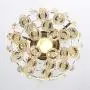 COTULIN Polished Decorative Crystal Pendant Light,Chandelier for Dining Room Living Room Bar,Crystal Light Fixture for Kitchen Island