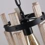 Real Wood Chandelier Rustic White Chandeliers Round Farmhouse Chandelier 1 Light Small Chandelier