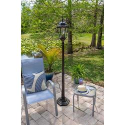 Kenroy Home 93432ORB Traditional Portable Post Lantern,71 Inch Height, Width, 13 Inch Extension with, 1 Light, Oil Rubbed Bronze Finish