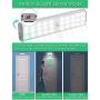 LED Closet Light Motion Activated - 30 LED Under Cabinet Lights Rechargeable with Remote Control,Stick-on Anywhere Wireless Motion Sensor Lights for Hallway Cabinet Stairway Wardrobe Kitchen (3 Pack)