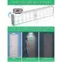 LED Closet Light Motion Activated - 30 LED Under Cabinet Lights Rechargeable with Remote Control,Stick-on Anywhere Wireless Motion Sensor Lights for Hallway Cabinet Stairway Wardrobe Kitchen (3 Pack)