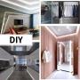 SHOPLED Strip Lights, 32.8ft Daylight Bright White, Dimmable Led Strip Lights, Flexible Tape Lights with Power Supply Adapter for Bedroom, Cabinet, Vanity Mirror Lighting