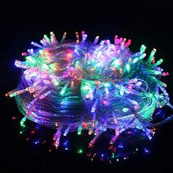 Sheila 65.6 Feet 200LED String Lights 8 Mode Flashing Controller Fairy Twinkle Decorative Lights for Kids Bedroom, Wedding, Chirstmas Tree, Festival Party, Garden, Patio, Room Decoration (Multicolor)