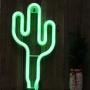 Cactus Neon Light Wall Decor Neon Signs for Bedroom Kids with Table Stand Battery and USB Powered Night Light Home Decoration (NECAC)