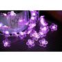 Joyathome Flower String Lights,Pink Cherry Blossom Fairy String Lights 19ft 40 LEDs Wire USB Powered Fun Room Lights for Spring, Nursery, Wedding, Dorm, Girls Bedroom, Baby Carriage Decoration