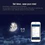 HENDUN Smart Wireless Light Switch Compatible with Alexa, Google Assistant, APP Remote Control with Timer for Ceiling Lamp LED Bulb, IP54 Waterproof Outdoor Wall Switch, CE/FCC/ROHS Listed