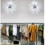 Sputnik Chandeliers 8-Lights,Firework Chandelier Modern Crystal Pendant Lighting for Dining Rooms G9 Ceiling Light Fixtures Creativehanging Light