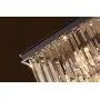 Saint Mossi Modern K9 Clear Crystal Bar Rectangle Raindrop Chandelier Lighting LED Ceiling Light Fixture Pendant for Dining Room Bathroom Bedroom Livingroom 8 E12 Bulbs Required H10'' X L34''X W14''