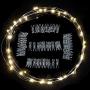 YJFWAL 100 LED Photo Clip String Lights with 50 Clips, Battery/USB Powered 8 Modes 33Ft Fairy String Lights with 20 Nails for Bedroom Wall Decor to Hang Card & Pictures (Warm White)