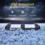 Solar Deck Lights, MEIKEE Solar Dock Light Waterproof Wireless Outdoor Warning Step Lights for Garden Step Sidewalk Stair Ground Pathway Yard,Bright White (8 Pack )