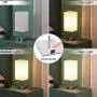 Touch Control Table Lamp, Kakanuo Touch Bedside Lamp with 2 USB Charging Ports, 3 Way Dimmable Touch Desk Lamp for Bedroom, Nightstand, Living Room and Office, LED Bulb Included Touch Control Table Lamp, Kakanuo Touch Bedside Lamp with 2 USB Charging Ports, 3 Way Dimmable Touch Desk Lamp for Bedroom, Nightstand, Living Room and Office, LED Bulb Included
