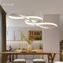 Modern Pendant Lighting White LED Pendant Light for Contemporary Living Dining Room Kitchen Island Dimmable Chandelier Dimming Ceiling Lamp Minimalist Wave Hanging Light Fixture with Remote (White) Modern Pendant Lighting White LED Pendant Light for Contemporary Living Dining Room Kitchen Island Dimmable Chandelier Dimming Ceiling Lamp Minimalist Wave Hanging Light Fixture with Remote (White)