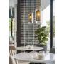Modo Lighting Modern Pendant Light Cylinder Glass Shade Hanging Lights for Dining Room (Cylinder-5.9'')