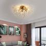 Modo Lighting Modern Firework Chandelier Light Crystal Sputnik Pendant Light Fixtures Dandelion Ceiling Lamp for Bedroom Living Dining Room Kitchen Island (6 Light)