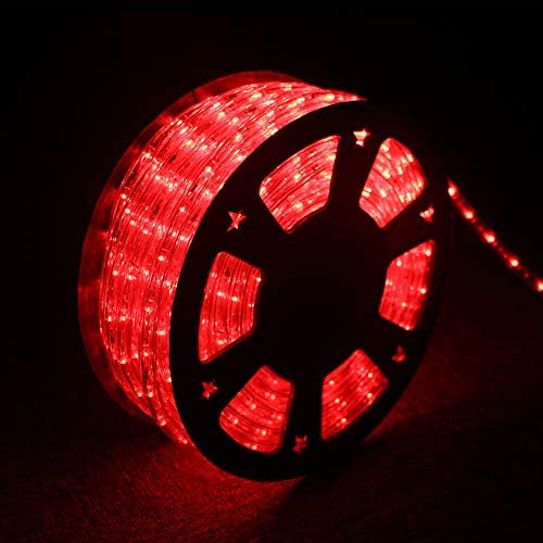 Ainfox LED Rope Light, 150Ft 1620 LEDs Indoor Outdoor Waterproof LED Strip Lights Decorative Lighting (red) Ainfox LED Rope Light, 150Ft 1620 LEDs Indoor Outdoor Waterproof LED Strip Lights Decorative Lighting (red)