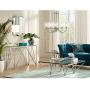 Melody Brushed Nickel Chandelier 26 3/4'' Wide Modern Curved Arms Clear Frosted Glass 5-Light Fixture for Dining Room House Foyer Kitchen Island Entryway Bedroom Living Room - Possini Euro Design