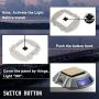 Happybuy Driveway Lights 16-Pack Solar Driveway Lights Bright Blue with Screw Solar Deck Lights Outdoor Waterproof Wireless Dock Lights 6 LEDs for Path Warning Garden Walkway Sidewalk Steps