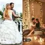 WILLBOND Artificial Sunflower String Lights 30 LED 7.2 ft Sunflower Home Decor Sunflower Battery Operated String Fairy Lights for Indoor Bedroom Wedding Home Garden Decor, Warm White