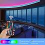 LED Strip Lights 32.8ft Kit - RGB Color Changing Light Strip Music Sync with 44 Keys Remote SMD 5050 Flexible LED Tape Lights for Bedroom Home Lighting Kitchen Bar DIY Room Decoration