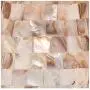 Kylie Cottage Table Lamp Mother of Pearl Tile Vase Beige Drum Shade for Living Room Family Bedroom Bedside Nightstand - Regency Hill Kylie Cottage Table Lamp Mother of Pearl Tile Vase Beige Drum Shade for Living Room Family Bedroom Bedside Nightstand - Regency Hill