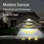FLSNT 30W 2700LM Outdoor LED Motion Sensor Security Lights,Dusk to Dawn,Waterproof Adjustable 2 Heads 5000K Daylight Motion Detector LED Flood Light for Entryway,Porch,Garage,Yard,CRI80 -White
