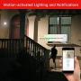 Sengled Floodlight Security Camera Outdoor Full HD 1080P Security Camera WiFi with Color Night Vision Motion-Activated Two-Way Talk Works with Alexa, Waterproof Cameras Surveillance Wireless (2 Pack)