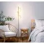 Brightech Saturn LED Tree Floor Lamp - Unique Design Matches Modern and Contemporary Decor - 3 Light Standing Pole Lamp- Tall Light for Living Room, Bedroom, and Office - Gold / Brass