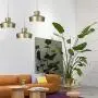 KRASTY Modern Gold Pendant Lamp Brass Barn Pendant Lighting, Industrial Mini Ceiling Pendant Light, Metal Dome Pendant Light for Living Room Bedroom Kitchen Dining Room Farmhouse Barn