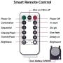 4 PACK LED Light String Battery Powered,50 LEDs on 16.5ft Copper Wire with 8 Modes Remote Control and Timer, Outdoor Christmas Fairy Lights for Bedroom Wedding Party Decor(Warm White)