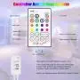 50ft Led Strip Lights, Tenmiro Smart Led Lights Strip Music Sync Color Changing Lights App Control and 23keys Remote, Led Lights for Bedroom Party Home Decoration