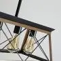 XIPUDA 5-Light Linear Pendant Light Fixture Kitchen Island Lighting Antique Industrial Metal Farmhouse Chandeliers (Walnut) XIPUDA 5-Light Linear Pendant Light Fixture Kitchen Island Lighting Antique Industrial Metal Farmhouse Chandeliers (Walnut)
