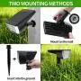 WAKYME 32 LED Solar Landscape Spotlight, 2-in-1 Solar Wall Light IP67 Waterproof Solar Spot Lights Outdoor for Yard Garden Porch Walkway Driveway Pool Patio Cool White 2 Pack WAKYME 32 LED Solar Landscape Spotlight, 2-in-1 Solar Wall Light IP67 Waterproof Solar Spot Lights Outdoor for Yard Garden Porch Walkway Driveway Pool Patio Cool White 2 Pack