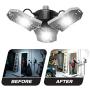 TRIBURST by Bell+Howell High Intensity Lighting with 144 LED Bulb, Multi-Directional Triple Panel Light for Indoor and Outdoor, As Seen On TV (Original)