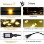 200 LED String Lights Plug in, Color Changing Fairy Lights, 8 Modes PVC Wire Christmas Lights for Bedroom, Party, Garden, Indoor/Outdoor (Warm White)