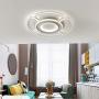 SUSUO LED Ceiling Light Blossom Design Ultrathin Acrylic Flush Mount Lighting Fixture for Living Room, Dining Room,Hallway,72W Cold White 6000K