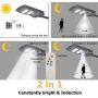 Solar Street Light, Outdoor Dusk to Dawn Pole Light with Remote Control(936W), IP67 Waterproof, Ideal for Parking Lot, Stadium, Yard, Garage and Garden, Cool White