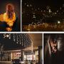 BINZET Fairy Lights Battery Operated - 33Ft 100LED Sliver Wire String Lights Waterproof 8 Modes LED Lighting String with Remote Control for Christmas Wedding Party Home DIY Decor, Warm White 2 Pack