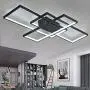 LED Ceiling Light Dimmable Living Room Kitchen Island Table Light Fixture With Remote Control, Modern Dining Room Flush Mount Acrylic Chic Design Ceiling Chandeliers Lighting for Bedroom Bathroom Lamp LED Ceiling Light Dimmable Living Room Kitchen Island Table Light Fixture With Remote Control, Modern Dining Room Flush Mount Acrylic Chic Design Ceiling Chandeliers Lighting for Bedroom Bathroom Lamp