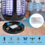 Innoo Tech Bug Zapper 4800V (BL-3U), Waterproof Insect Fly Pest Attractant Trap, Effective Electric Mosquito Zapper Killer for Indoors & Outdoors, Mosquito Killer for Home, Patio, Backyard