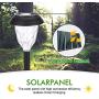 Azirier Solar Lights Outdoor Waterproof Security Lights Easy Install Garden Lights for Garden Path Walkway Light 12 Pack